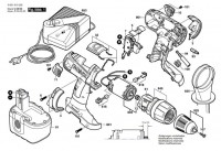 Bosch 0 601 913 220 Gsb 24 Ve-2 Cordless Impact Drill 24 V / Eu Spare Parts